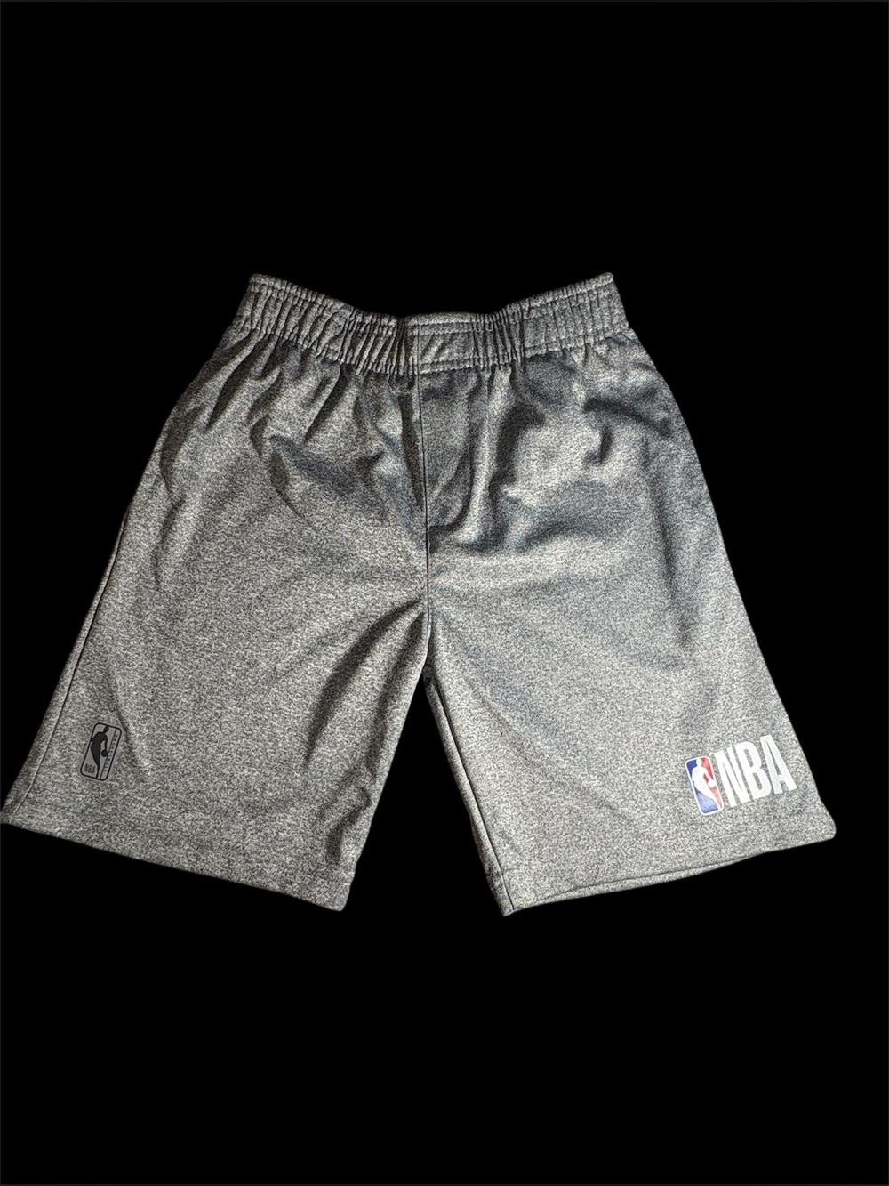 NBA boys size 8 Heather Gray Athletic Basketball Shorts